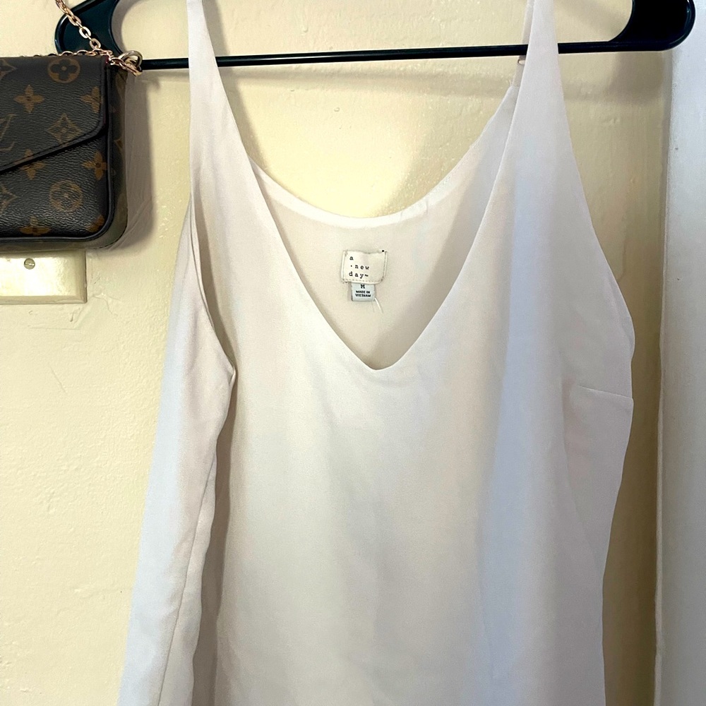 A new day white blouse top🤍